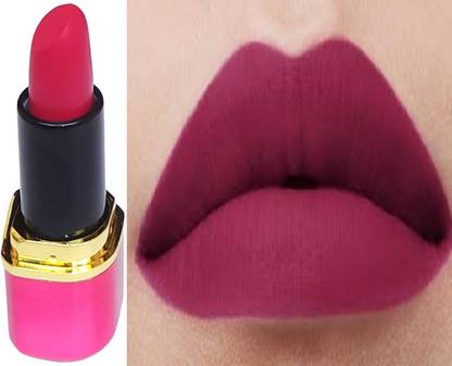JAS BEAUTY Long-Lasting Matte Lipstick In A Magenta Shade - 4 (G)