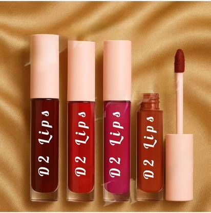 D2 LIPS Red Edition Lipsticks – For Indian Skin Tones – Mini Matte Set