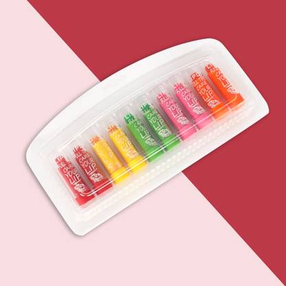 lipcy Lip balm , for sry and all types lips pack of 10