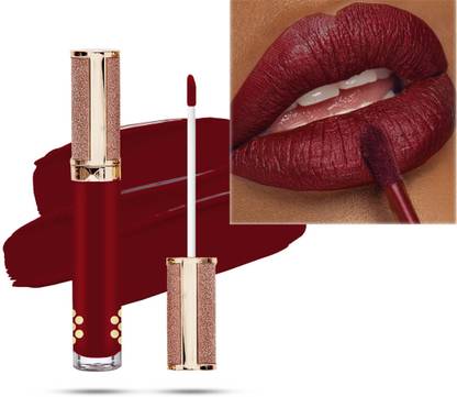 luzimaisa Pearl-Shining Finish Shimmering Cupper Rust Red Lipstick