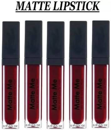 Yuency LONG WEAR Matte Me Lip Cream Liquid DARK Maroon Lipstick