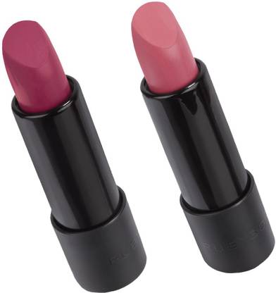 Ruby's Organics Semi Matte Lipstick Combo Pack,100% Natural, Nuddy& Plum