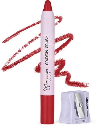 Million Colors Matte Lip Crayon Lipstick | Hydrating, Lightweight, Waterproof & Smudgeproof