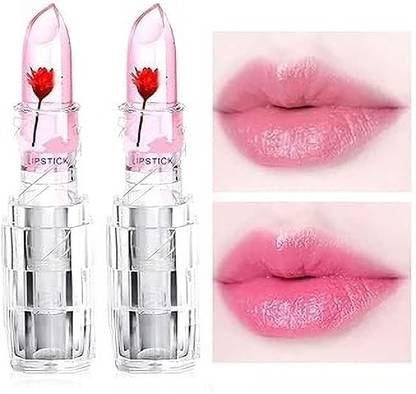 alku Flower Lipstick Transparent Color Changing High-Glossy Lipstick