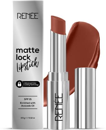 Renee Matte Lock Lipstick, Ultra Matte Finish, Moisturizing, Long Lasting & Weightless