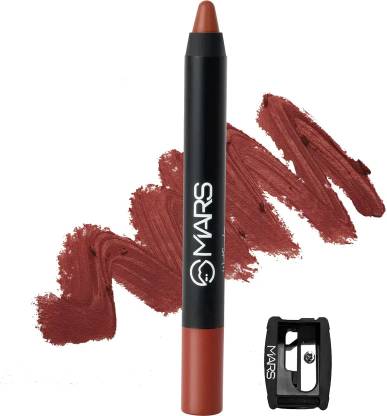 MARS Won't Budge Won't Smudge Non Transfer Lip Crayon With Sharpner Lipstick