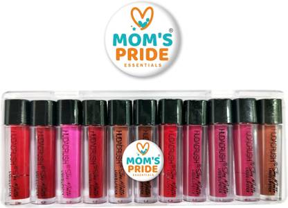 Mom's Pride Essentials ® NonTransfer Waterproof Super stay matte lip color liquid lipstick pack of 11