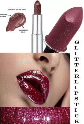 Arcanuy Glitter Make Up Lipstick Waterproof Long Lasting Lipstick