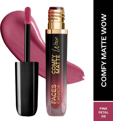 FACES CANADA Comfy Matte Wow Liquid Lipstick | Highly Pigmented | Long Lasting