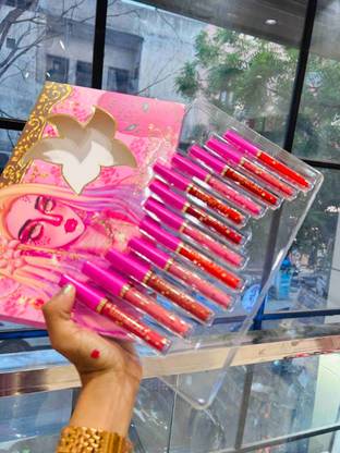 DILANCI KEVIN & COCO 12-in-1 Liquid Lip Gloss Set | Bold, Matte & Glossy Finish