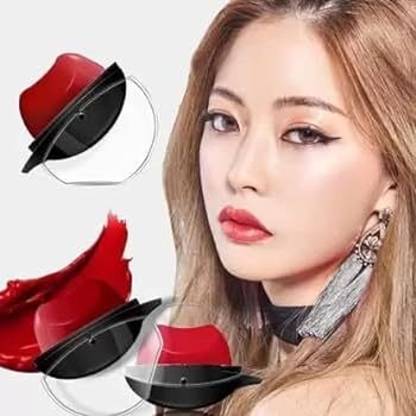 Liptick Different Lip Shapes red color pack of 3
