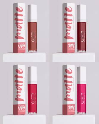 GIFTY Matte Smudge Proof Liquid Lipstick (Be Glamorous)