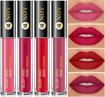 NOY Waterproof Liquid Lipstick Combo Lightweight Nude, Best For Daily Use For Girls