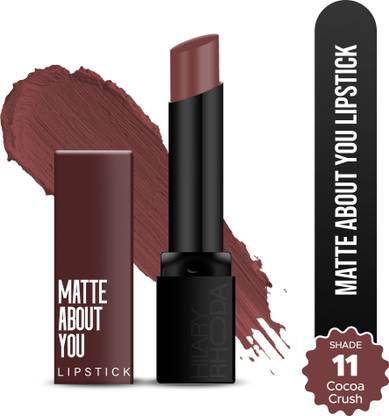 Hilary Rhoda Matte About You Lipstick | Long Lasting & Highly Pigmented | Matte Finish