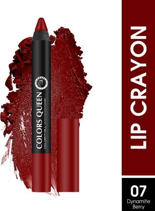 COLORS QUEEN Color It All Lightweight, Long Lasting Non Transfer Matte Crayon Lipstick