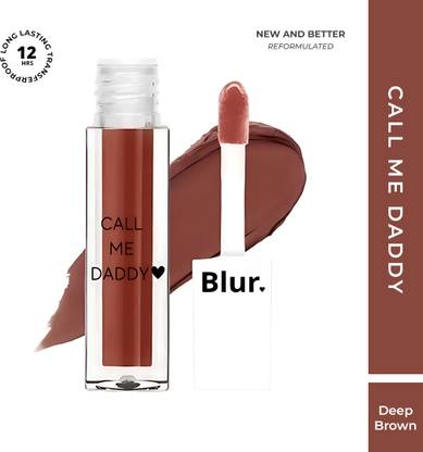 Blur India Call Me Daddy | Nude Matte Liquid Lipsticks - Deep Brown