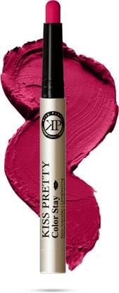 KISS PRETTY Color Stay Lightweight Long Lasting Non-Transfer Matte Crayon Lipstick