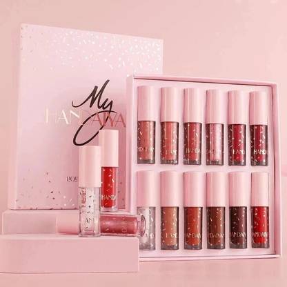 COSMISA HANDIYAN Liquid Matte Lipstick 12 pcs set Waterproof Long lasting