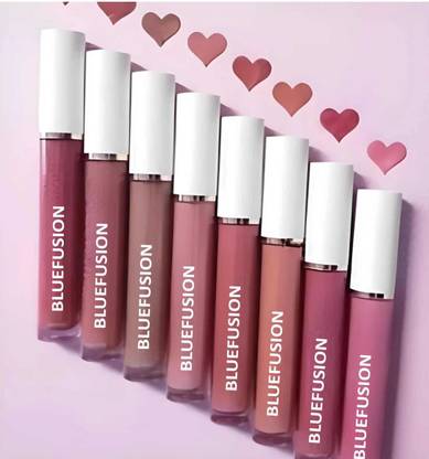 BLUEFUSION Non Transfer Lip Color |Matte Texture| 12 Hrs Waterproof|Smudge Proof