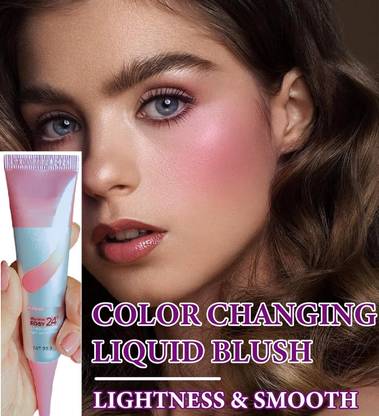 HUZURLU Pink Blush for Cheek and Lip Tint Lip Stain