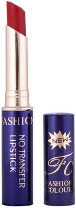 FASHION COLOUR Non-Transfer Matt Waterproof Lipstick Shade 21 (VERMILION 1, 2.6 g)