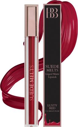 BERGAMOT BEAUTE Suede Melts Matte Liquid Lipstick Non Transfer Lip Colour Upto 8plus Hours Wear