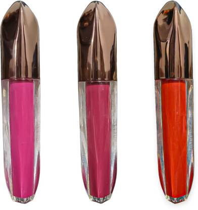 Luipui THREE COLOR LIPSTICK(PINK,LIGHT PINK,RED)LIQUID LIPSTICK-3