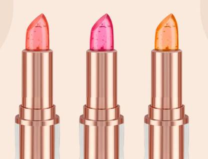 LILLYAMOR 3 Shades Lipstick Temperature Color Change Waterproof Makeup
