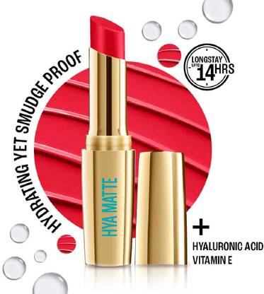 Lakmé 9to5 Hya Matte Lipstick Scarlet Strategy 3.6gm