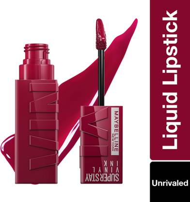 MAYBELLINE NEW YORK Superstay Vinyl Ink Liquid Lipstick, Unrivaled,High Shine for up to 16 hr,4.2 ml