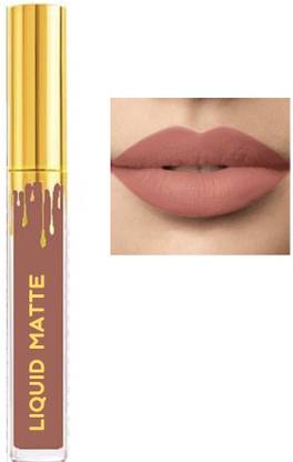 rezmay HD Makeup Beauty Liquid Non Transfer Waterproof Matte Lipstick, Shade Nude