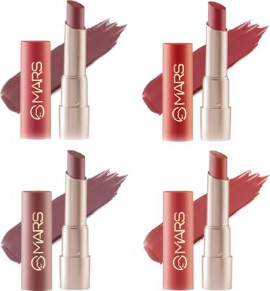 MARS Creamy Base Matte Lipstick Pack Of 4