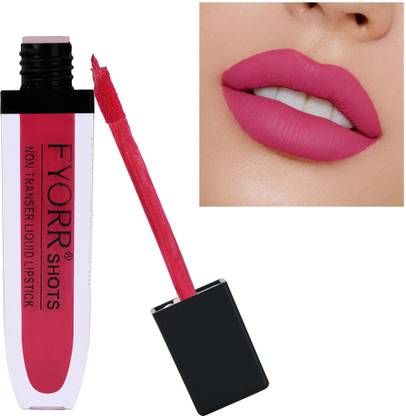 FYORR Liquid Non Transfer Lipstick Long Lasting Upto 24hrs Liquid Matte Lipstick, 6ml