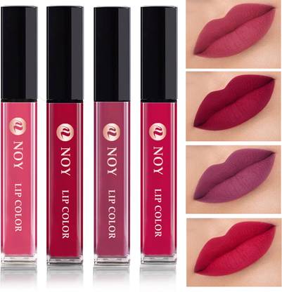 NOY Non Transfer Waterproof Longlasting Liquid Matte Lipstick Combo Pack #NL124