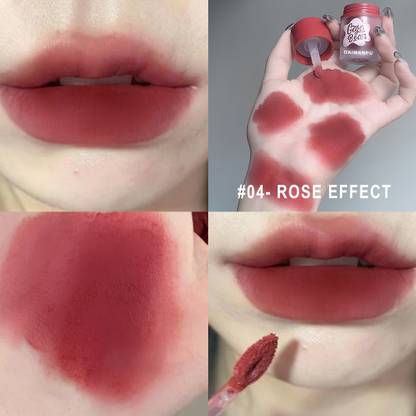 DAIMANPU Art Velvet Mist Matte Lip Mud Gege Bear Long Last Korean Style Cute Lip Gloss
