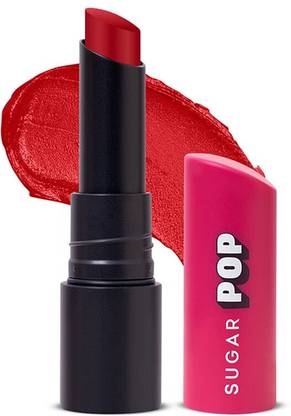 SUGAR POP Ultrastay Transferproof Lipstick 07 Ruby Red - Waterproof | Smudgeproof