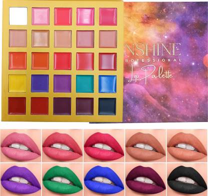 BALWRICK Lip Palette, In,Shine Long Lasting,Pigmented,Professional Blendable