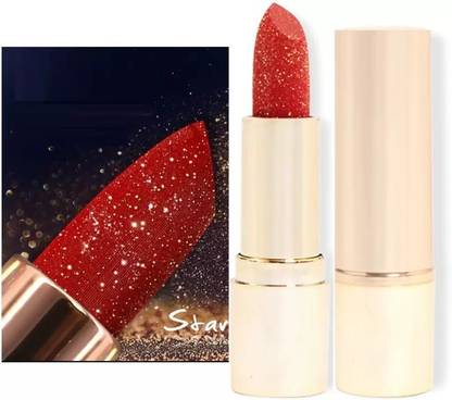 Arcanuy shimmer bold glitter lipstick Metallic Lipstick