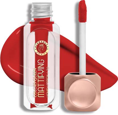 COLORS QUEEN Mattifying Non Transfer Liquid Matte Lipstick Enriched with Vitamin E Almond Oil