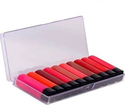 Love Nature New Shade Pocket Matte Lipstick Set Of 10 Pc Pocket Size Mini Lipsticks