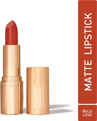 MyGlamm Treasure IT Seude Matte Lipstick, Bold Love