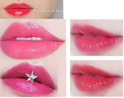 Arcanuy Lightweight Mini Heart liquid pink lip gloss