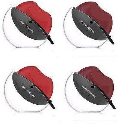 MISTY ALLE SHAPED LIPSTICKS PACK OF 4 (RED+MAROON)