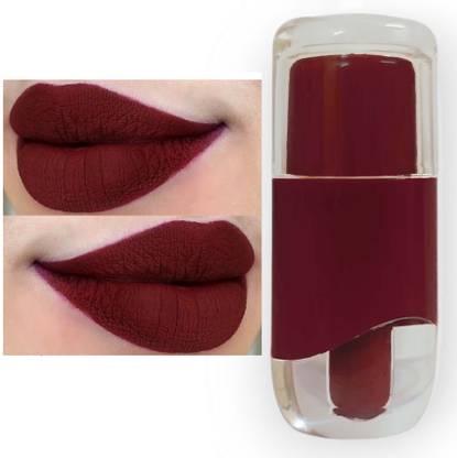 tanvi27 Waterproof-Longlast-Matte-Sensational-Dark-Red-Lipstick