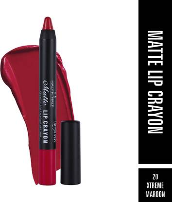 Half N Half Matte Lip Crayon Velvet Soft|Long Lasting|Non-Transfer|24h Super Stay