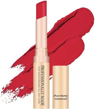 MYEONG Warm Red Shade Lips Non-Transfer Matte Lipstick
