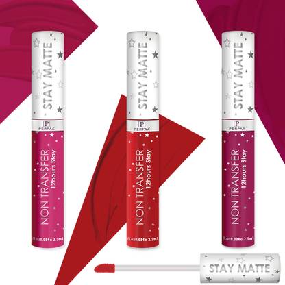 Perpaa Star Matte Liquid Lipstick Waterproof Non Transfer Smudge Proof LongHrs Stay