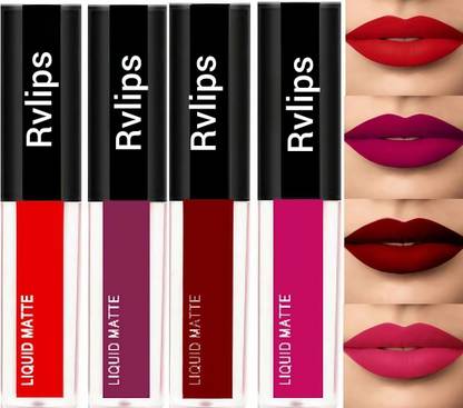 RVLIPS Non Transfer Smudge Proof Longlasting Sensational Liquid Matte Lipstick