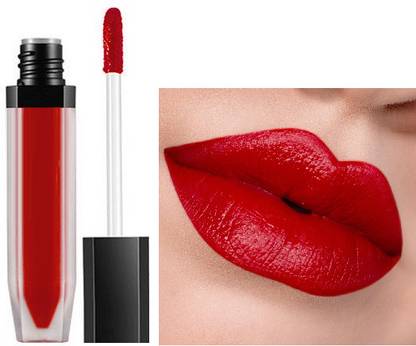 tanvi27 Soft matte Proof Long lasting Liquid Matte Lipstick Tomato Red