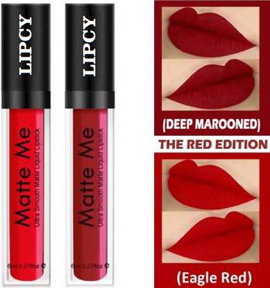 lipcy 2 Piece Me Liquid Lipstick ,(5ml X 2pcs)
